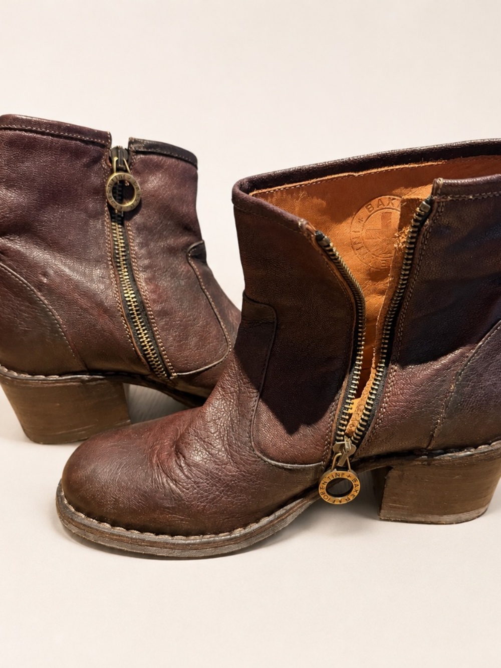Fiorentini + Baker Eternity Brown Leather Ankle Boots EU 37